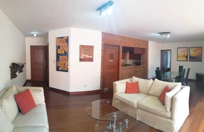 En venta apartamento con muebles rentado en zona 14