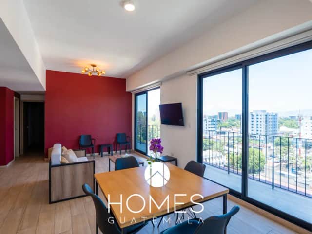 Apartamento en alquiler en Zona 10, Guatemala · 2 hab · 115 m²