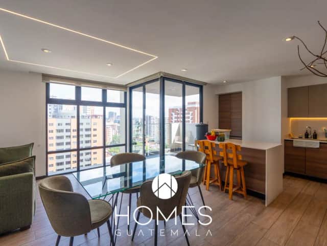 Apartamento en alquiler en Zona 10, Guatemala · 3 hab · 142 m²