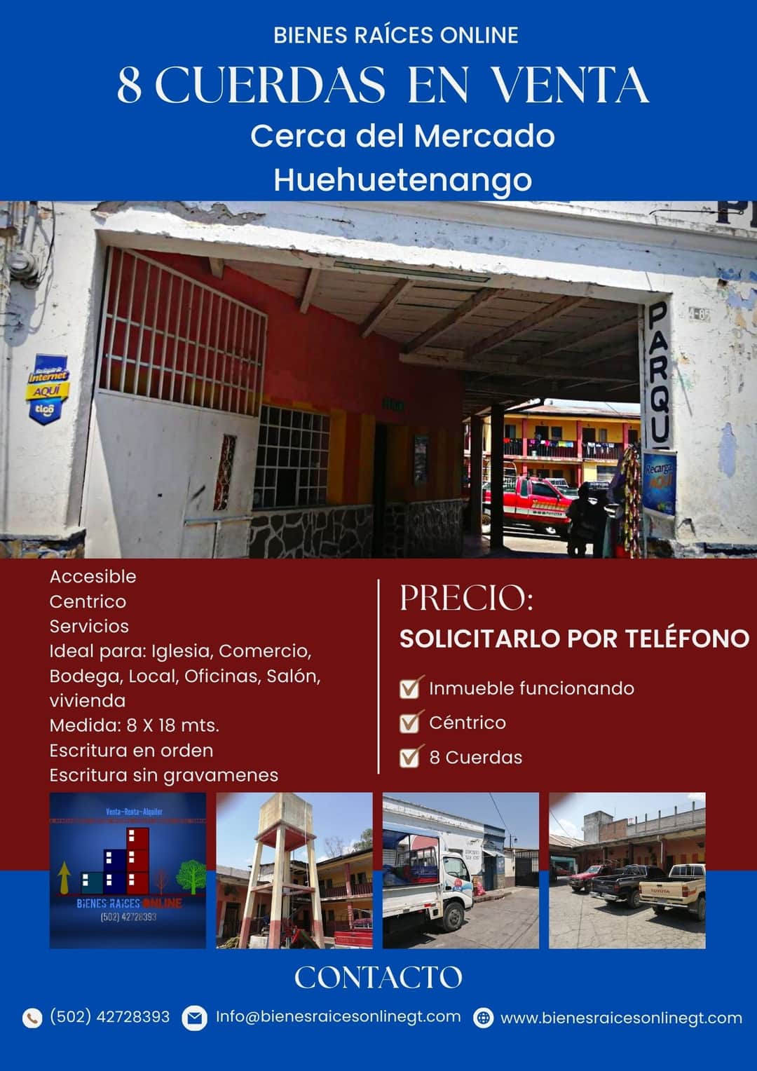 8 Cuerdas en Venta Huehuetenango