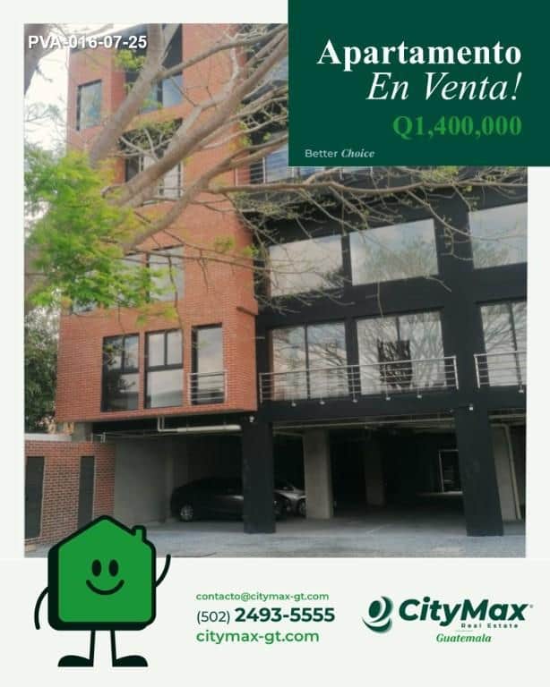 Apartamento en venta Casa 5 en Zona 5, Ciudad de Guatemala