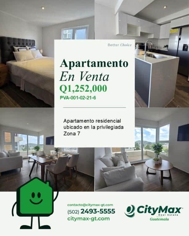 Apartamento en Venta en Calzada Mateo flores Zona 7, Ciudad de Guatemala