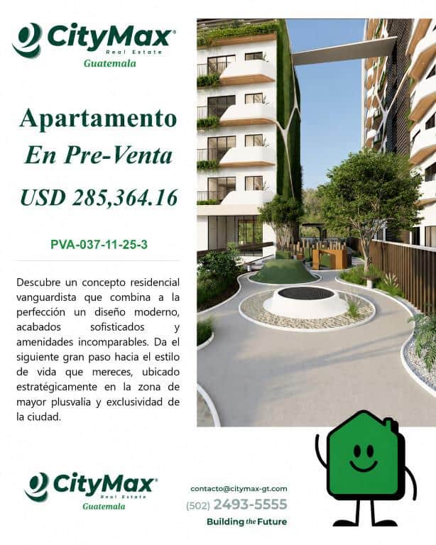 Apartamento 3 Dormitorios en Venta en Zona 15, Guatemala