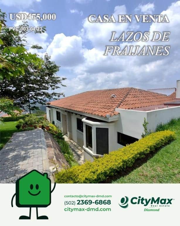 Casa en Venta en Condominio Lazos de Fraijanes