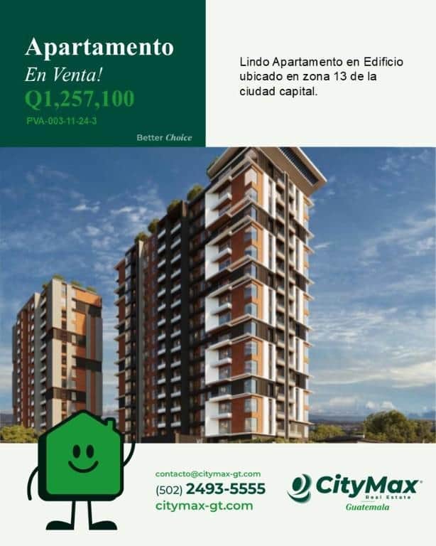 En venta apartamento en planos zona 13 Las Americas, Ciudad de Guatemala