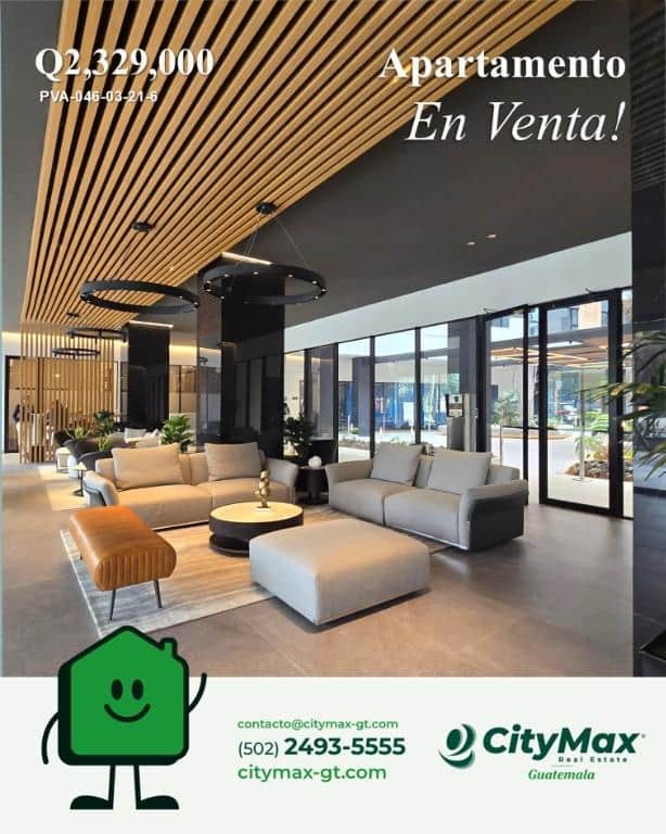 Apartamento en venta en zona 14 Las Américas, Ciudad de Guatemala