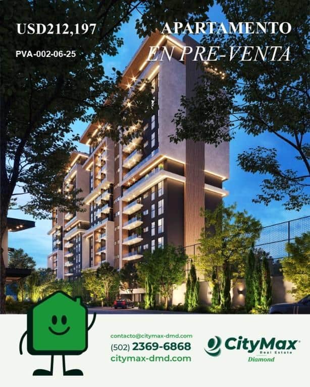 Apartamento en Venta en Kanajuyú Zona 16, Ciudad de Guatemala