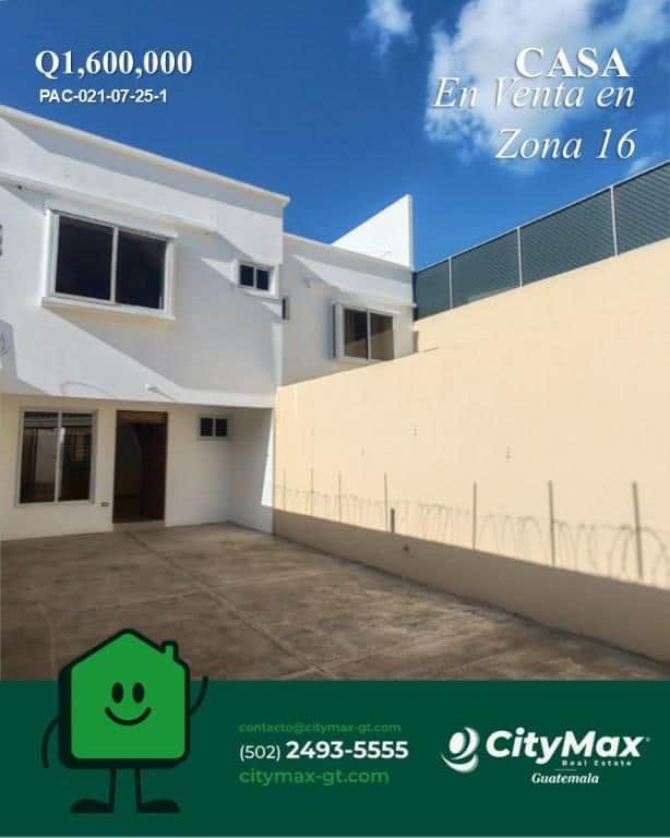 Casa en venta Hacienda real zona 16, Ciudad de Guatemala