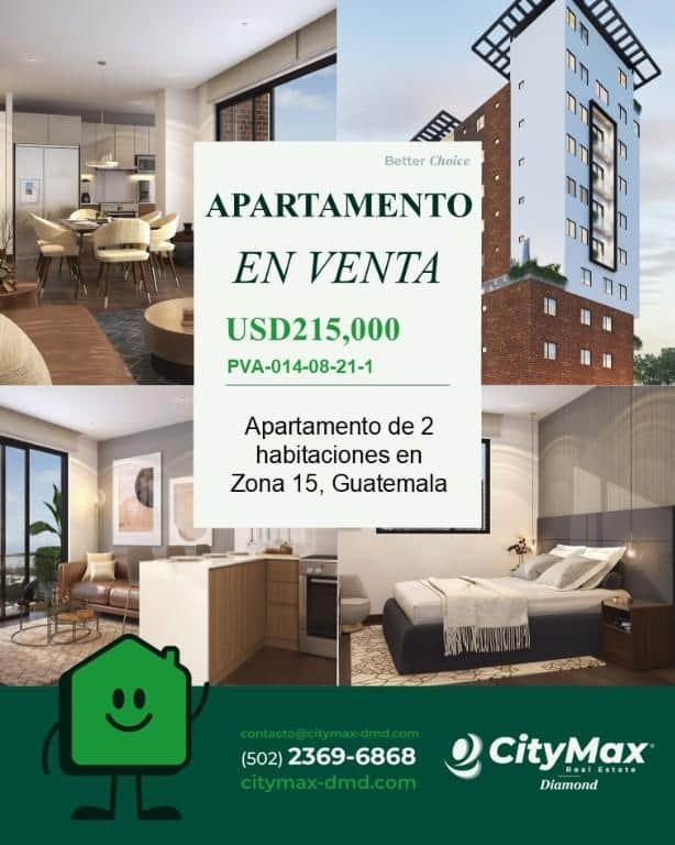 Apartamento en Venta en Zona 15 Ciudad de Guatemala