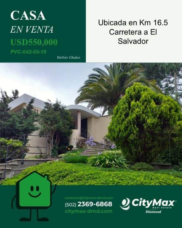 Casa en Venta en Km 16.5 Carretera a El Salvador, Fraijanes