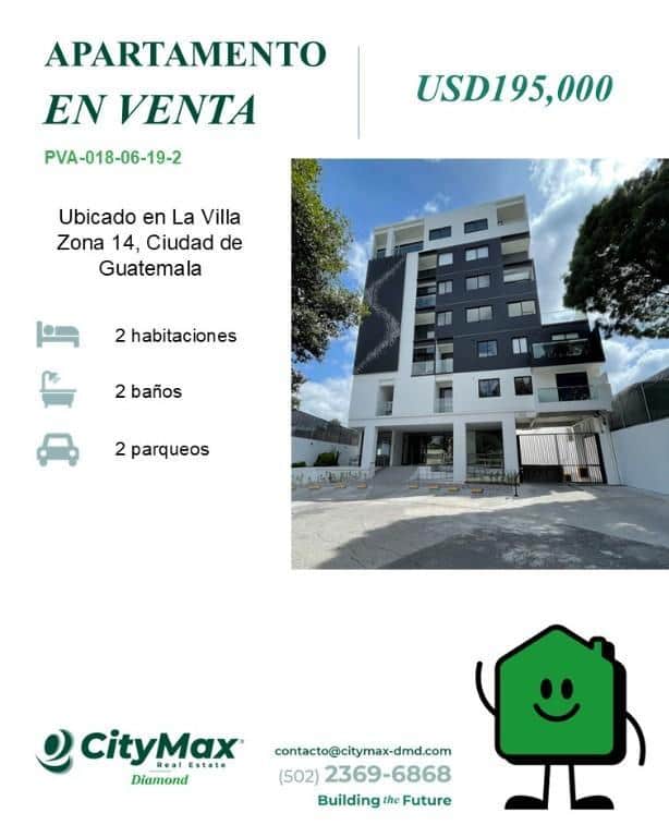Apartamento en Venta en La Villa Zona 14 Guatemala, Ciudad de Guatemala