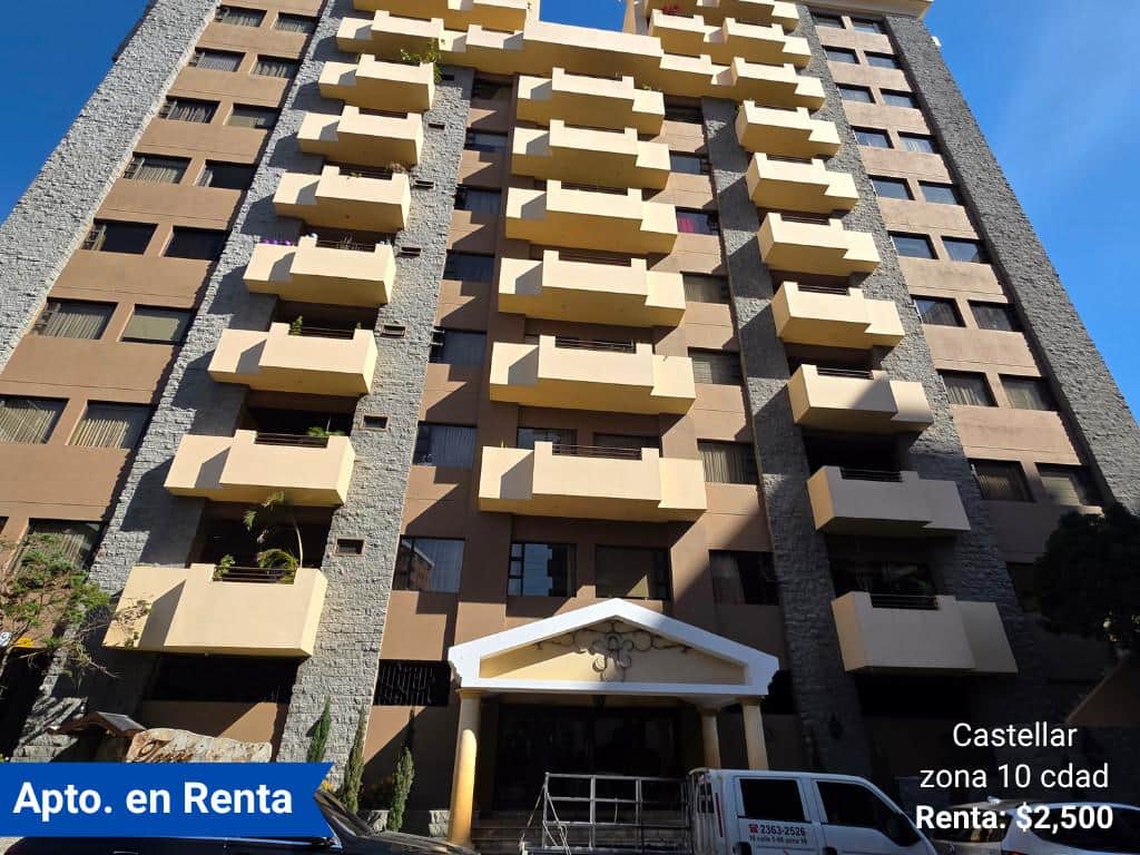 Apartamento en Renta en Castellar zona 10 cdad, Guatemala