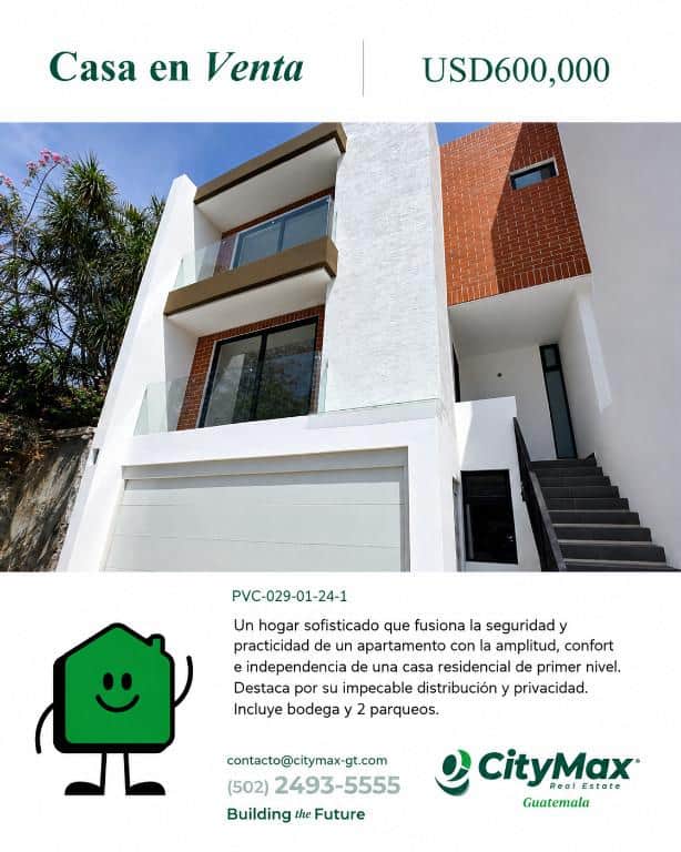 Casa en venta en Zona 13 Elgin Guatemala