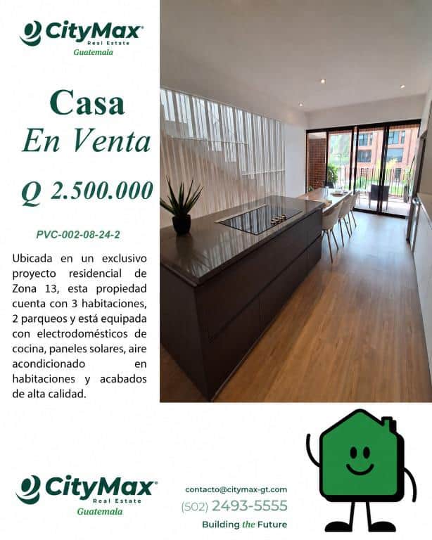 En Venta Casa en IRIDIA HOMES zona 13
