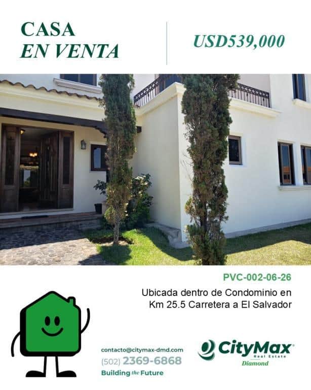 Majestuosa Casa grande en venta, inversionistas la ubican en Km 25.5 Carretera a El Salvador, Guatemala