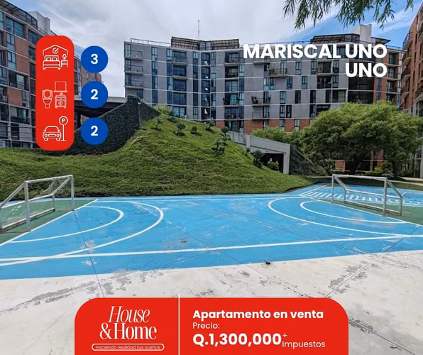 APARTAMENTO EN RENTA MARISCAL UNO UNO- ZONA 11