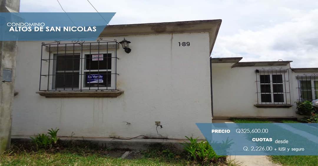 Casa en venta en San Jose Pinula
