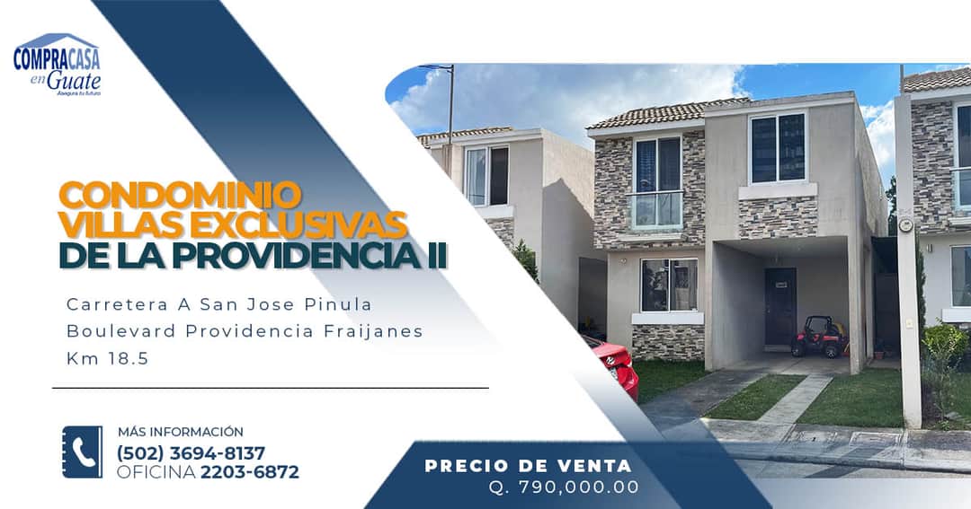 Casa en venta en San Jose Pinula