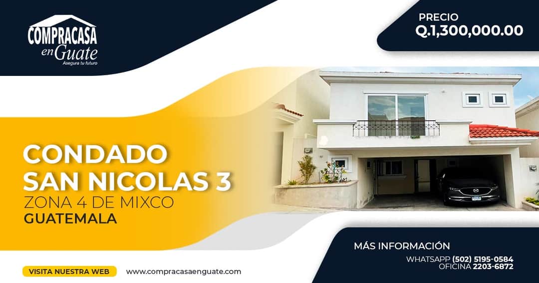Casa en venta en Mixco