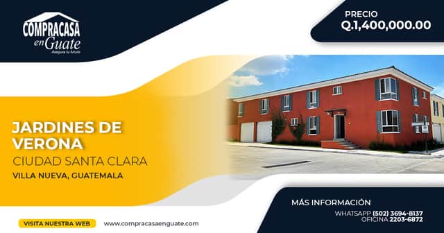 Casa en venta en Villa Nueva, Guatemala · 4 hab