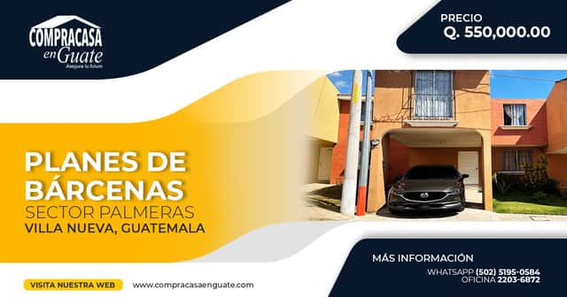 Casa en venta en Villa Nueva, Guatemala · 4 hab