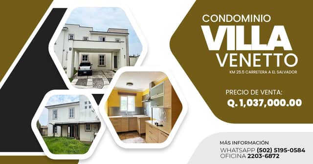 Casa en venta en Villa Canales, Guatemala · 3 hab · 202 m²