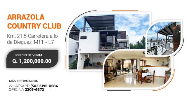 Casa en venta en Fraijanes, Guatemala · 3 hab · 220 m²