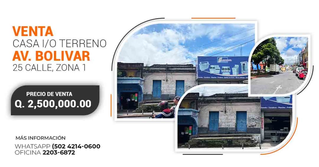 Casa en venta en Guatemala