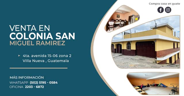 Casa en venta en Villa Nueva, Guatemala · 7 hab · 360 m²