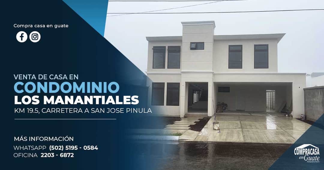 Casa en venta en Residenciales de San Jose Pinula