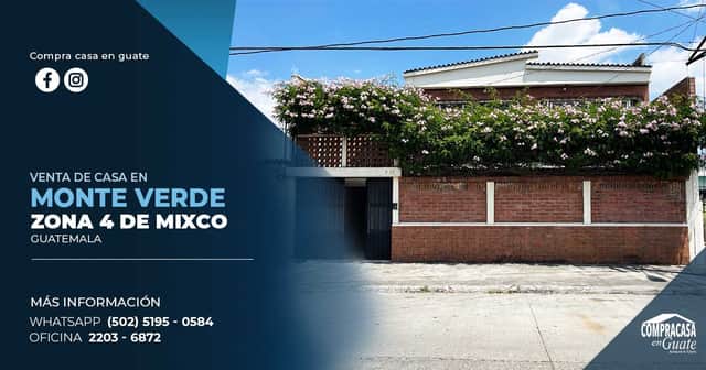 Casa en venta en Mixco, Guatemala · 6 hab · 325 m²