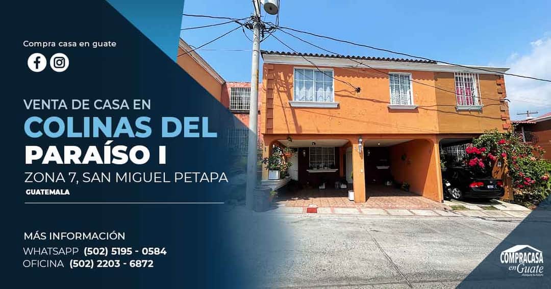 Casa en venta en San Miguel Petapa
