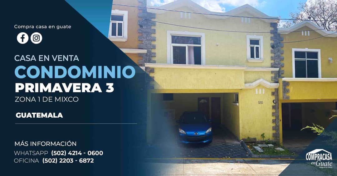 Casa en venta en Mixco