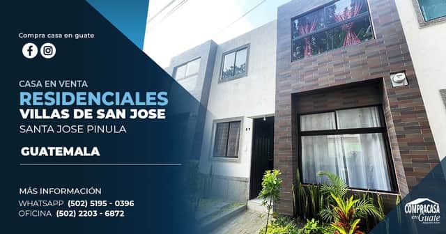 Casa en venta en San José Pinula, Guatemala · 2 hab