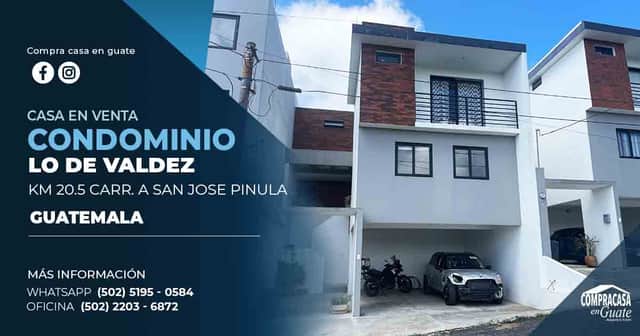 Casa en venta en San José Pinula, Guatemala · 3 hab · 210 m²