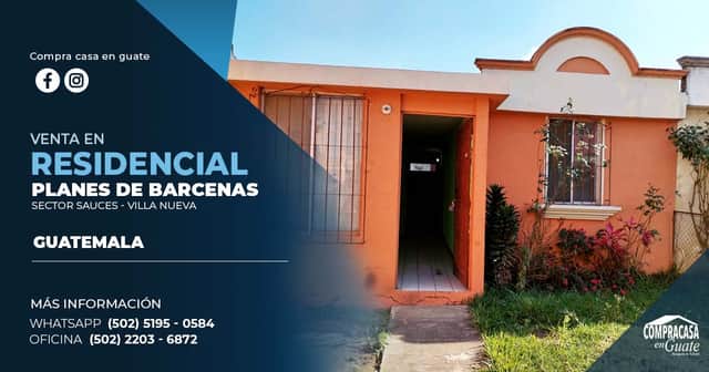 Casa en venta en Villa Nueva, Guatemala · 3 hab · 90 m²