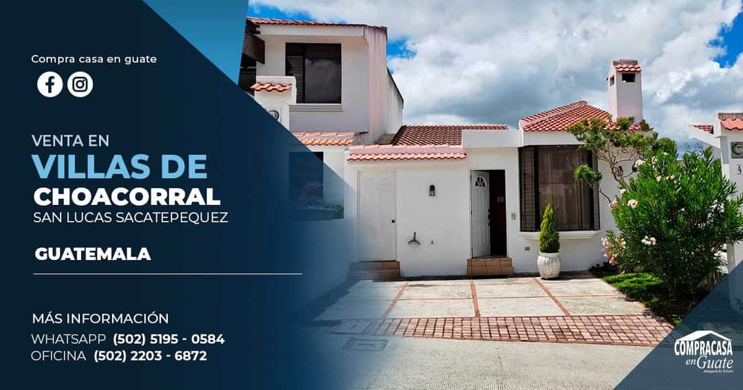 Casa en venta en San Lucas Sacatepequez