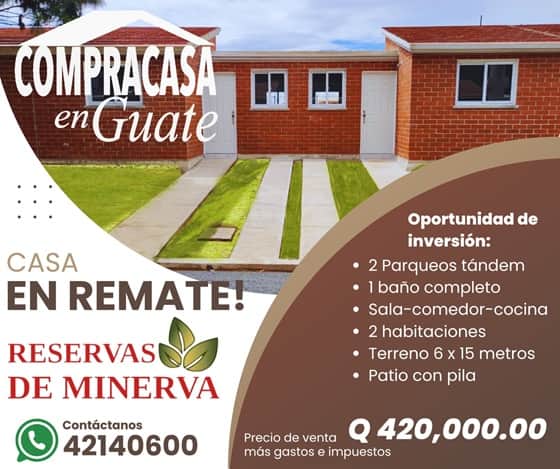 Casa en venta en Mixco, Guatemala · 2 hab
