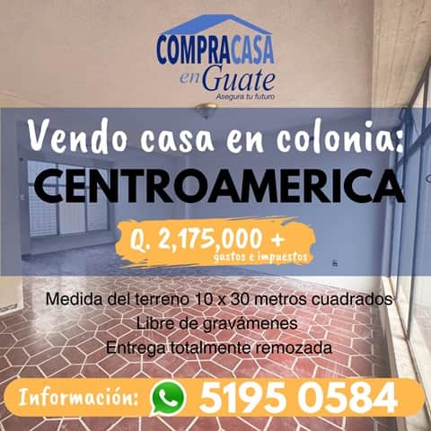 Casa en venta en Guatemala