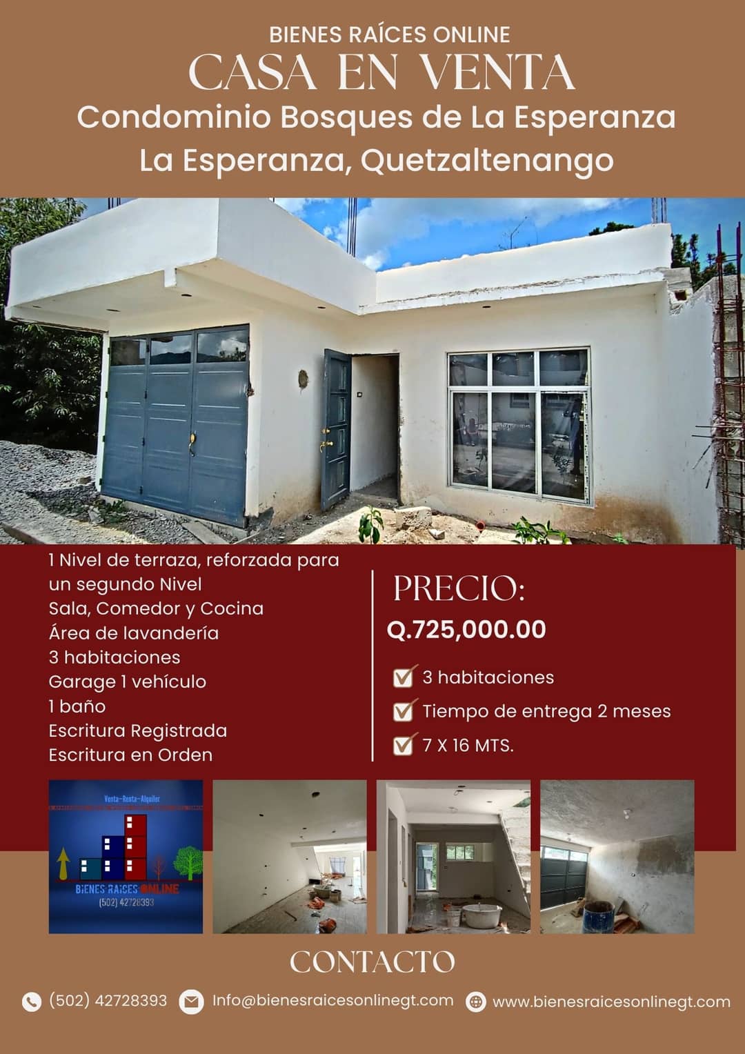 Casa en Venta Bosques de La Esperanza Quetzaltenango
