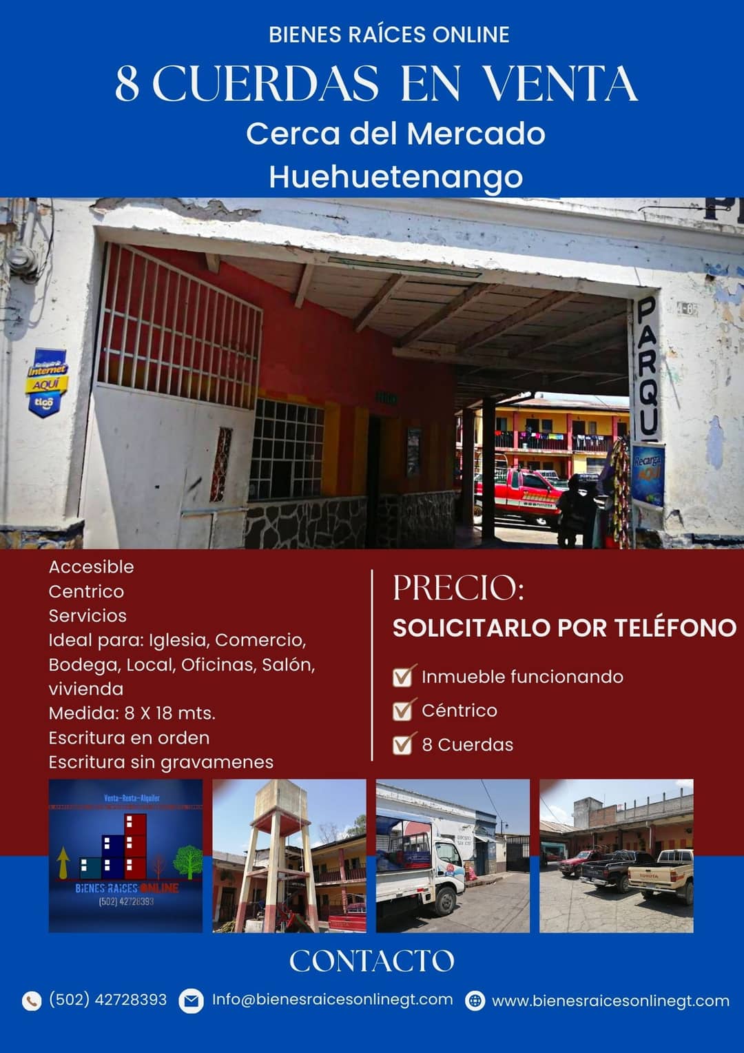 8 Cuerdas en Venta Huehuetenango