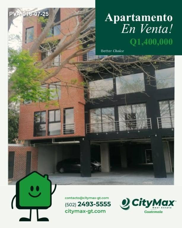 Apartamento en venta Casa 5 en Zona 5, Ciudad de Guatemala
