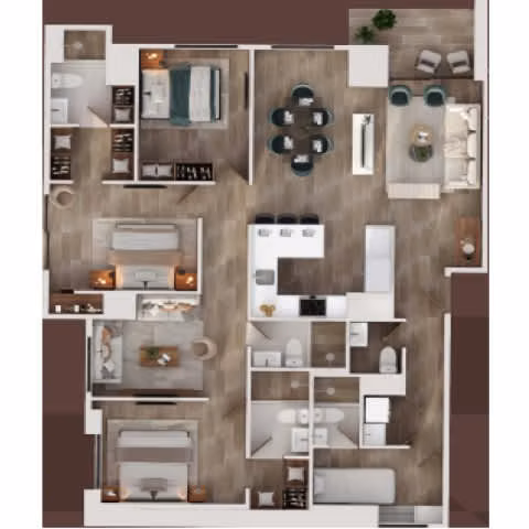 Pre-Venta de Apartamento en Zona 11 de 130mts²
