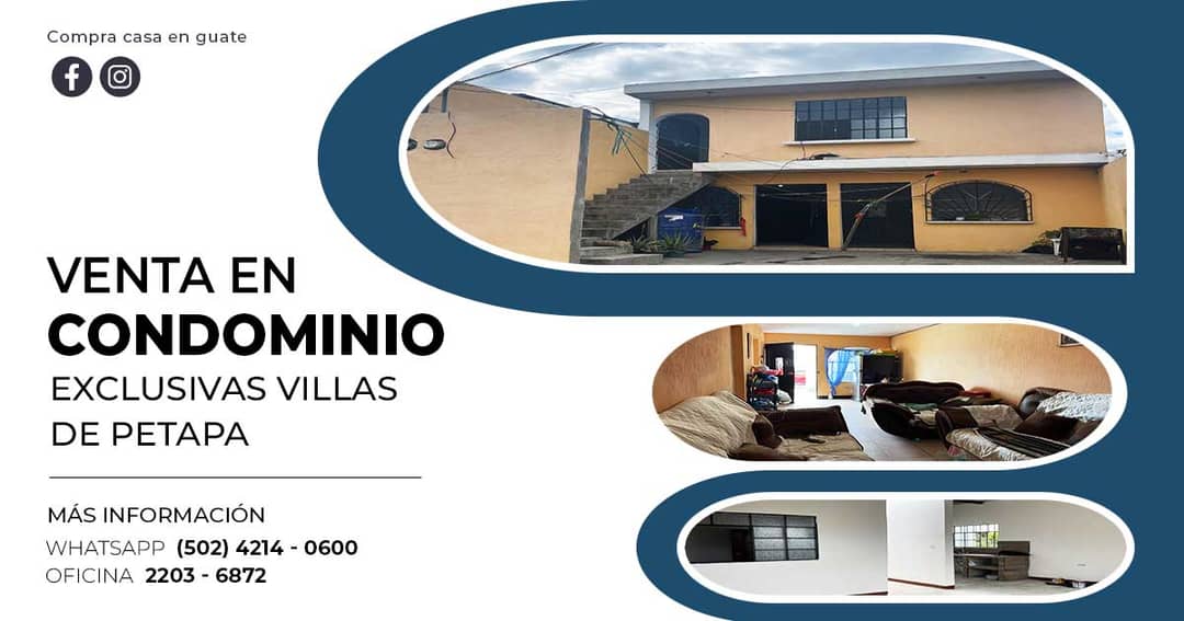Casa en venta en San Miguel Petapa