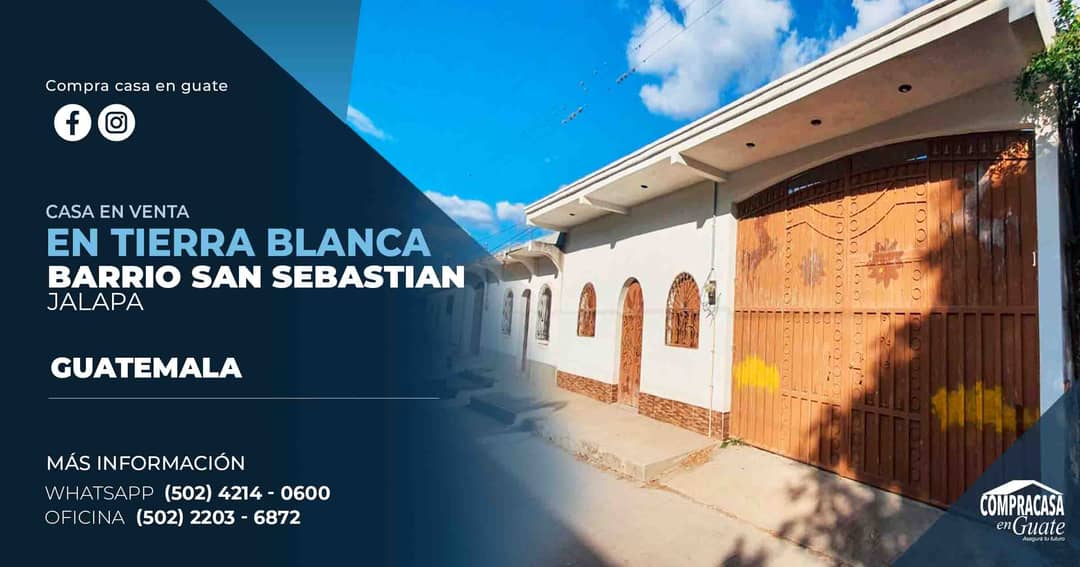 Casa en venta en San Luis Jilotepeque