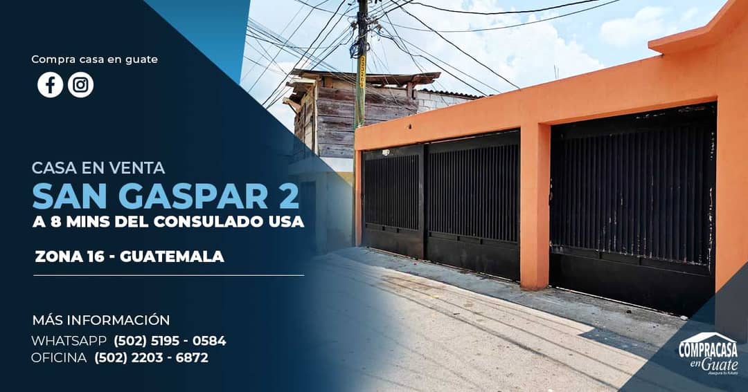 Casa en venta en Guatemala