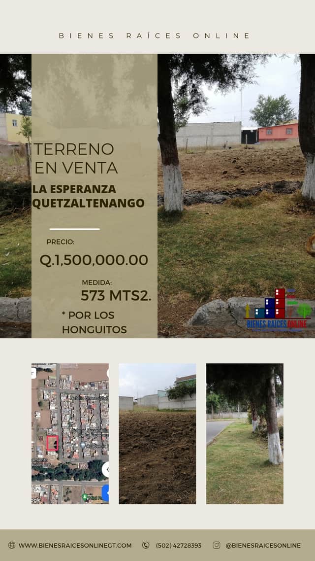 Terreno en venta en Quetzaltenango