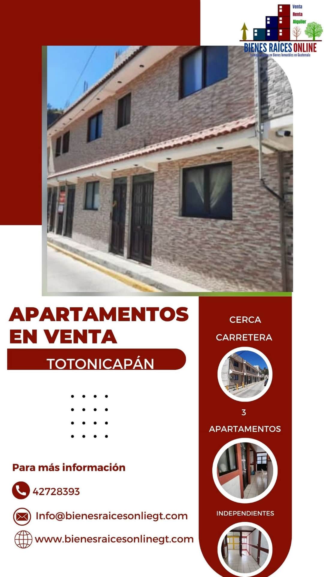 Apartamentos en Venta Totonicapán