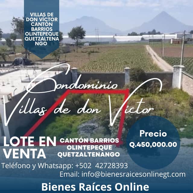 Terreno en venta en Quetzaltenango