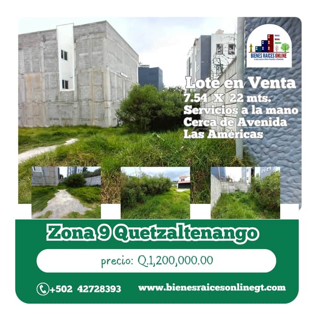 Terreno en venta en Zona 9, Quetzaltenango